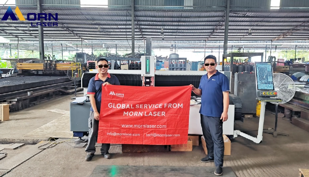 Customer Site Shooting | Morn Laser 20KW Fiber Laser Cutting Machine